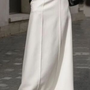 Elegant White Maxi Skirt